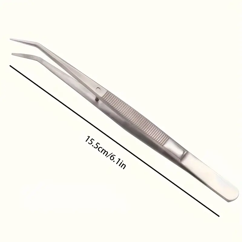 Pinzeta ohnutá 15,5cm